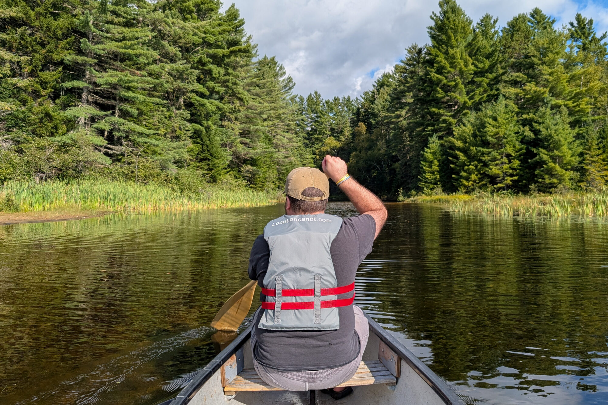 Canot au Parc national de la Mauricie