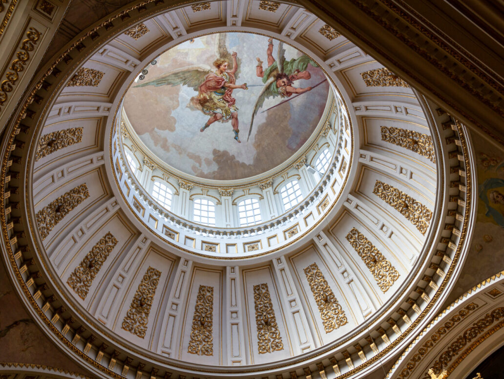 Fresque de la chapelle du musée des Ursulines à Trois-Rivières
