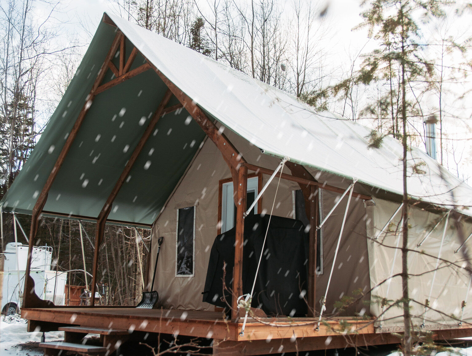Camping au Parc régional de la rivière Gentilly