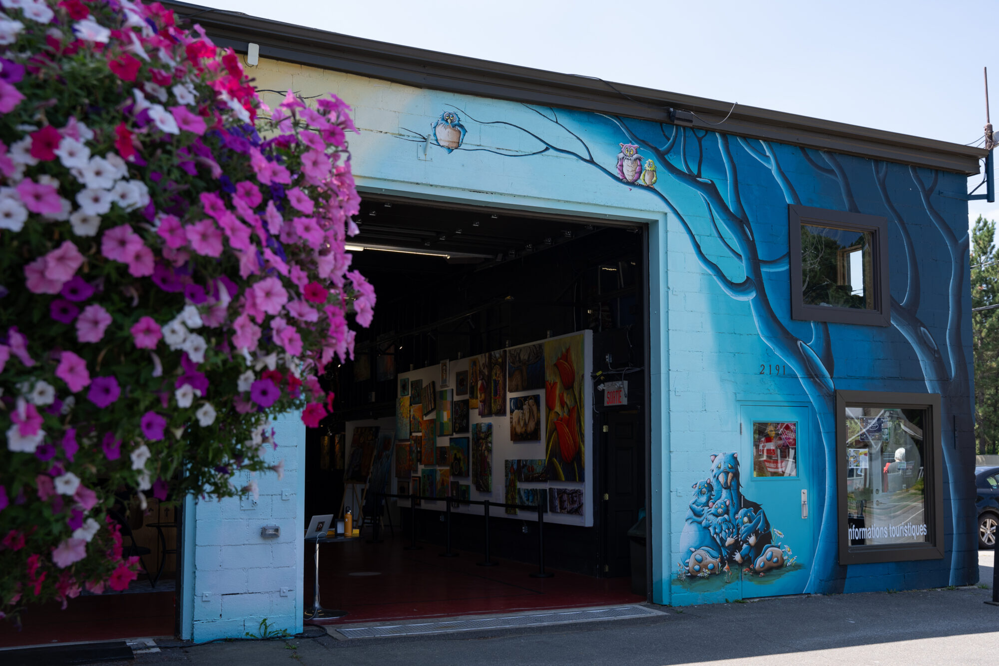 Garage de la culture à Saint-Élie-de-Caxton