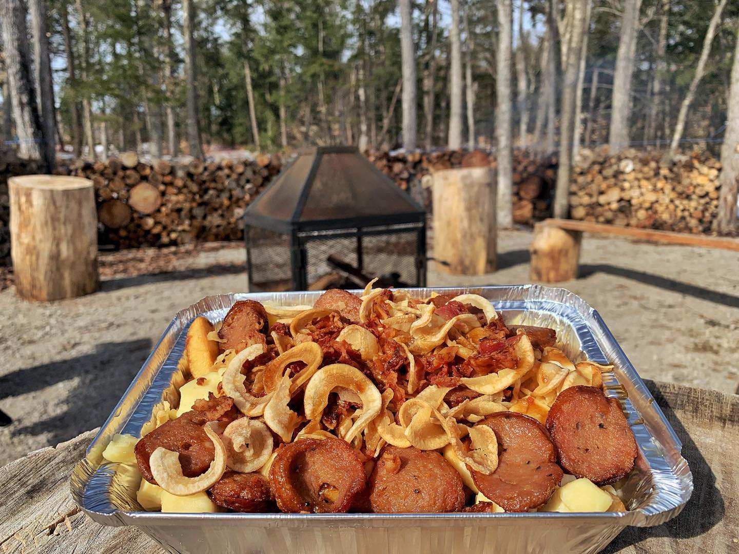 Poutine à l'Érabrière