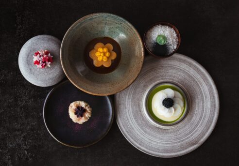 Cuisine à l'Auberge Saint-Mathieu