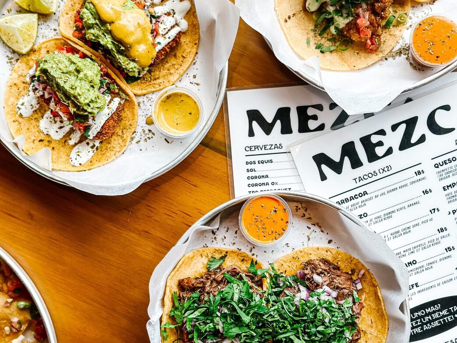 Nourriture au Mezcal Taqueria