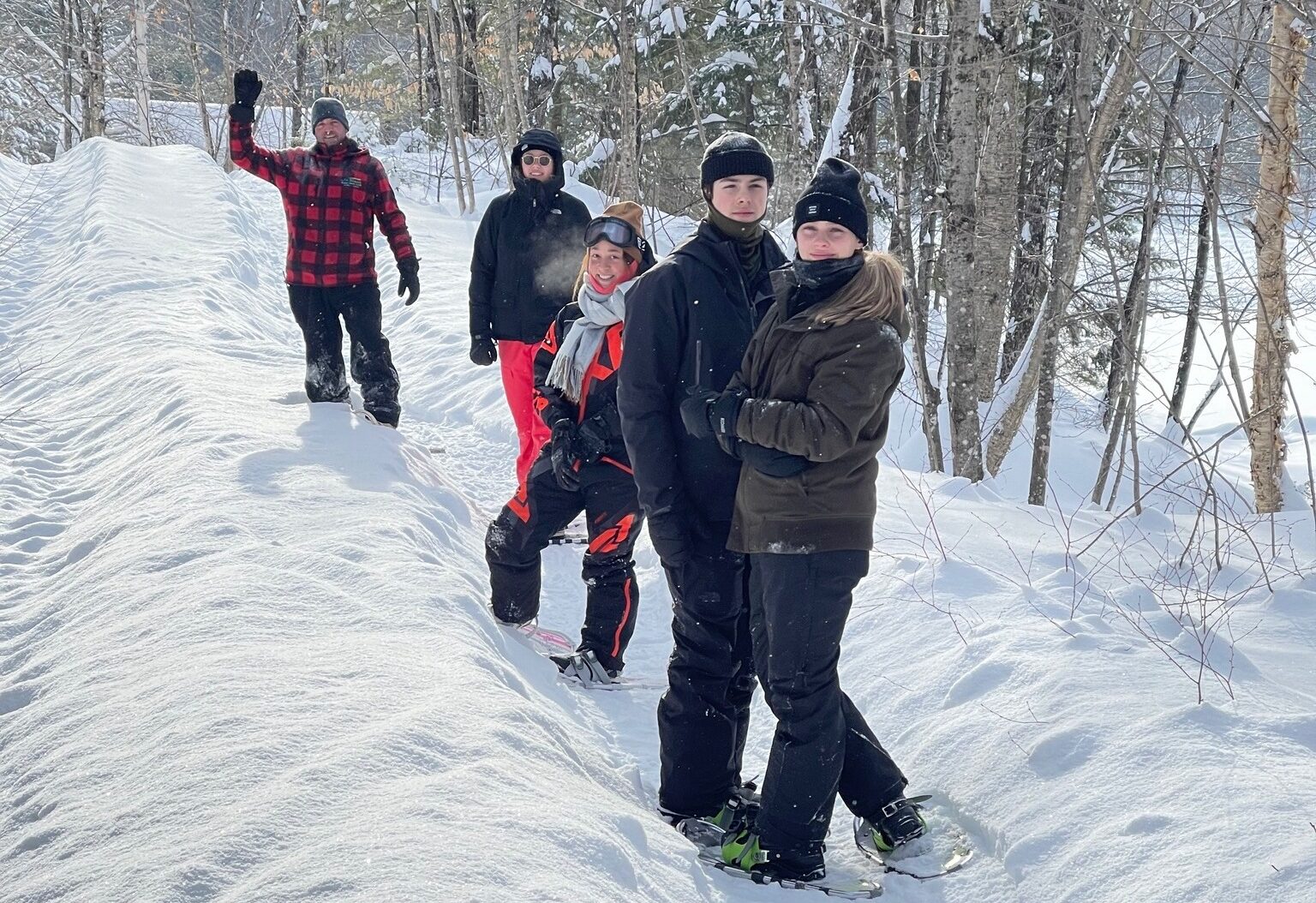 Raquette à la Pourvoirie du Lac Blanc