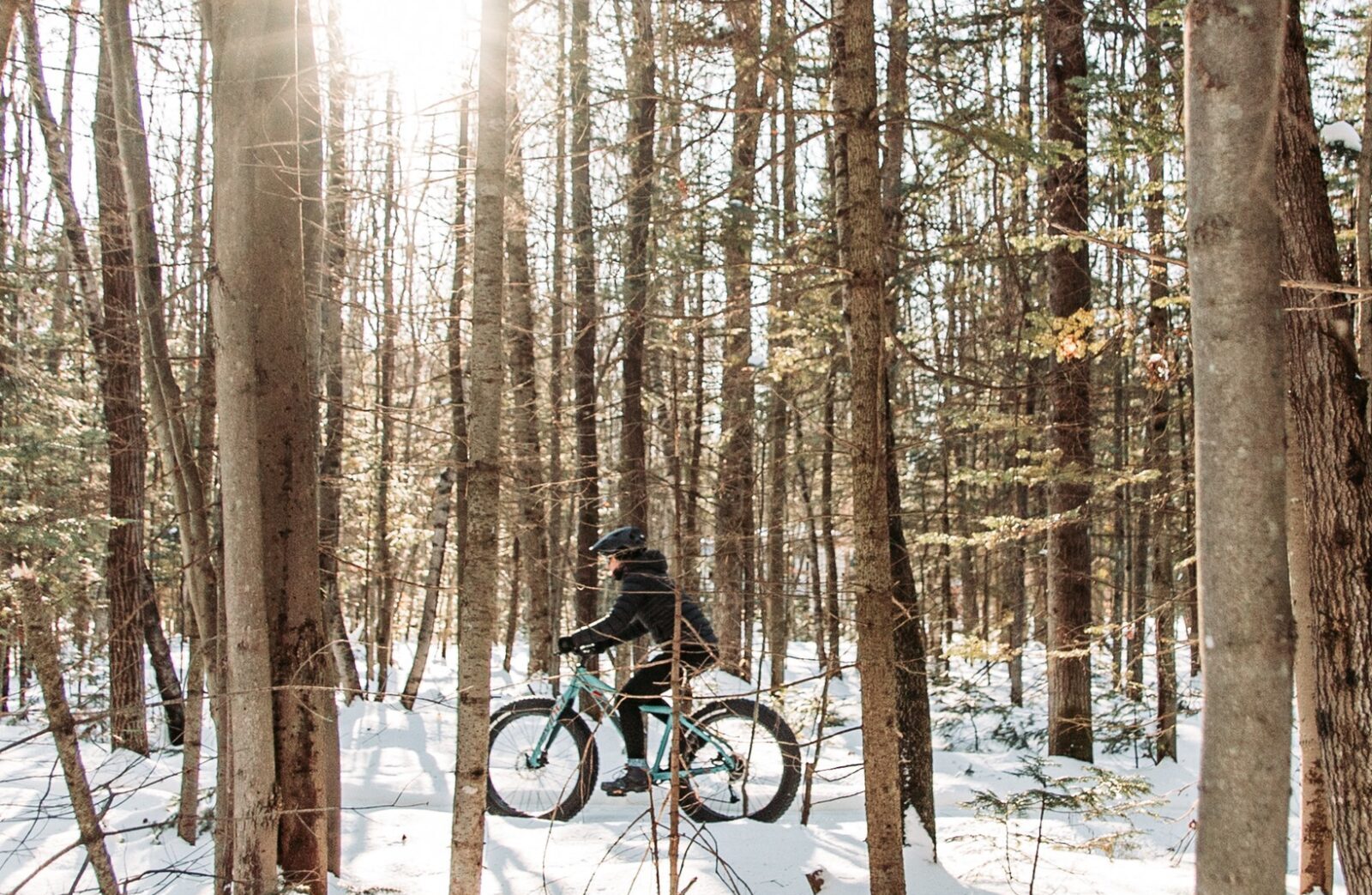 Fatbike au Parc de la rivière Gentilly