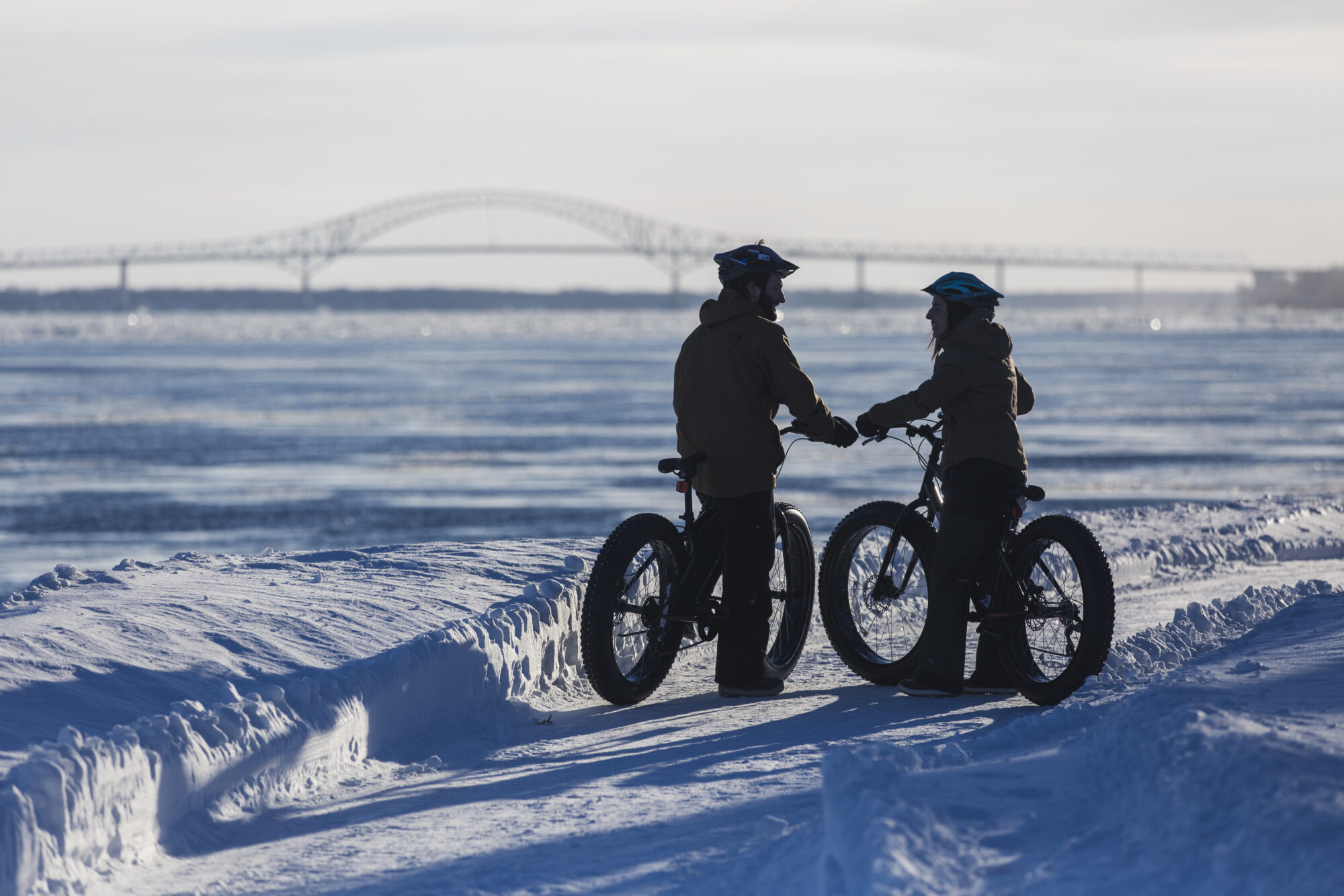 Fatbike au Parc de l'île St-Quentin