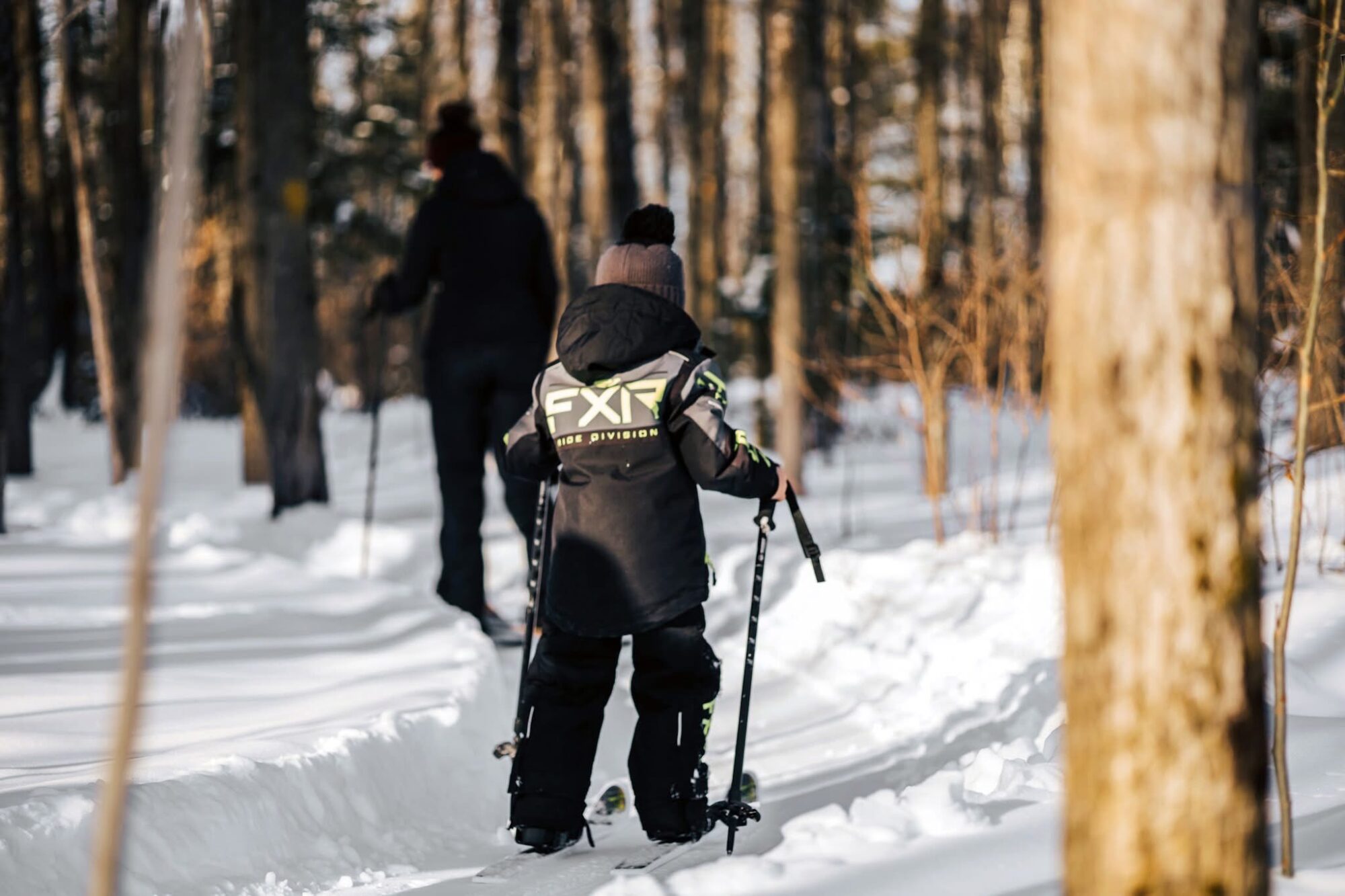 Raquette au Parc régional de la rivière Gentilly