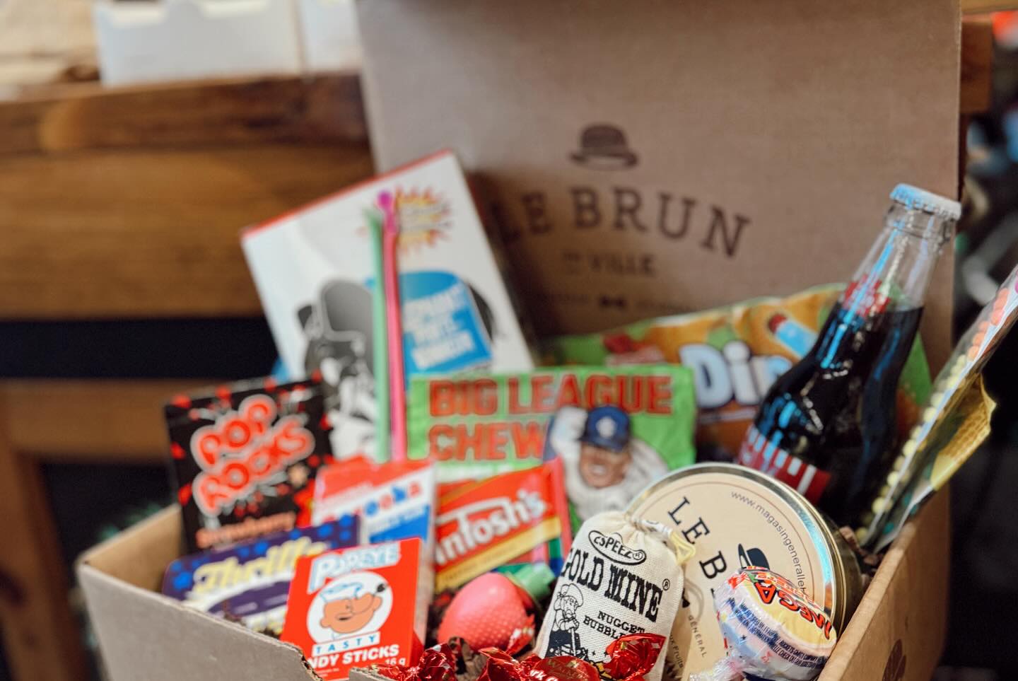Boite cadeau de Le brun en ville