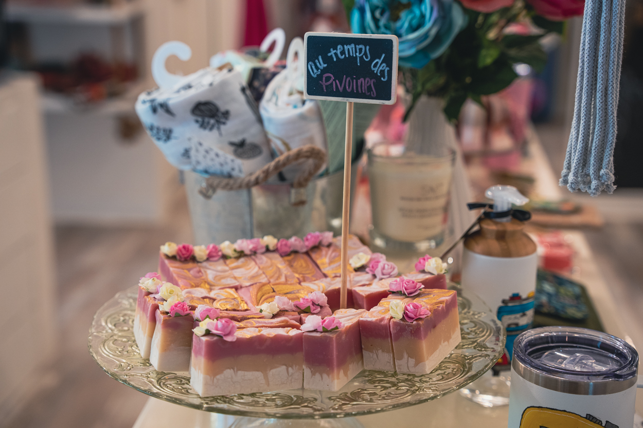 Savons artisanaux de l'entreprise Belle à croquer