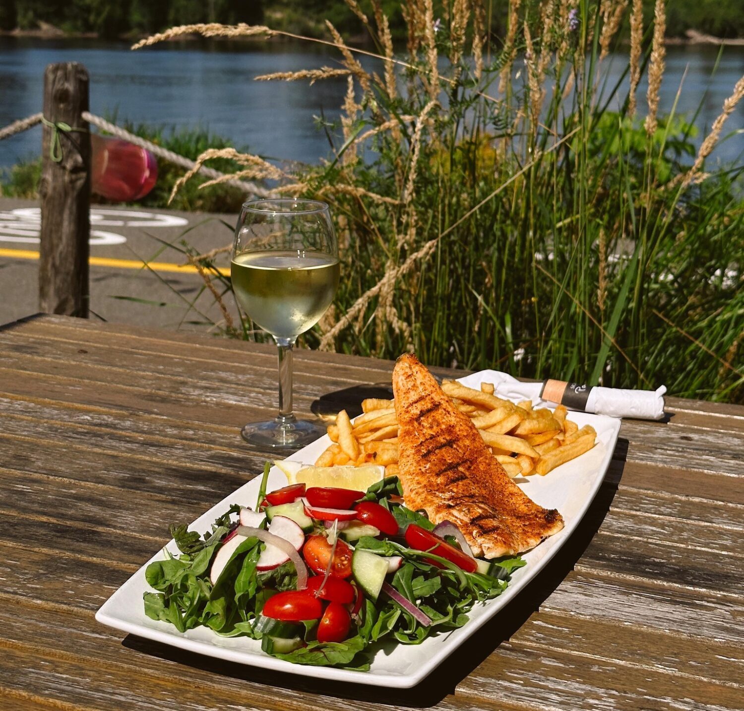 Terrasse au Chack chez Maikan Aventure