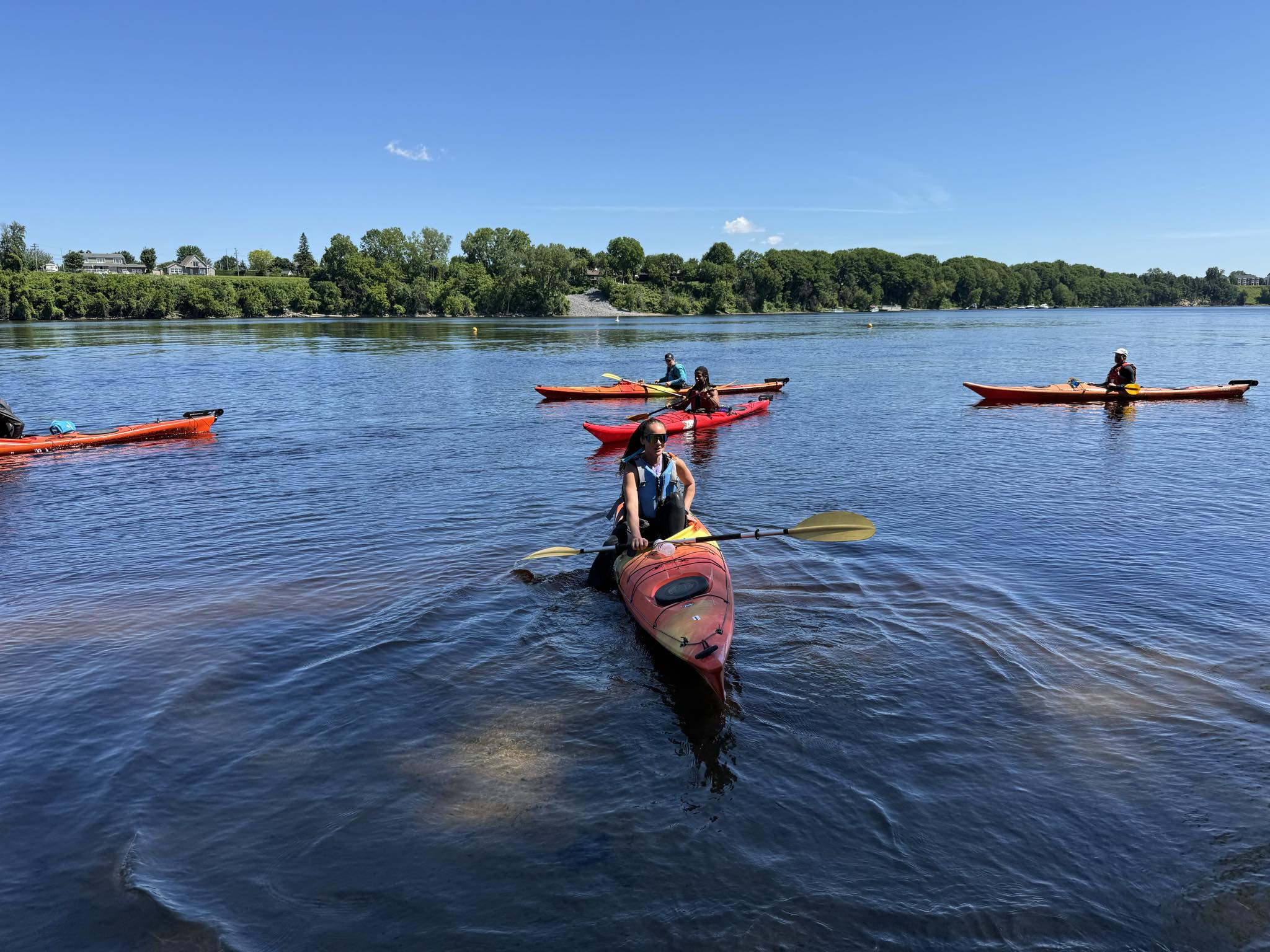Kayak sur la rivière Saint-Maurice