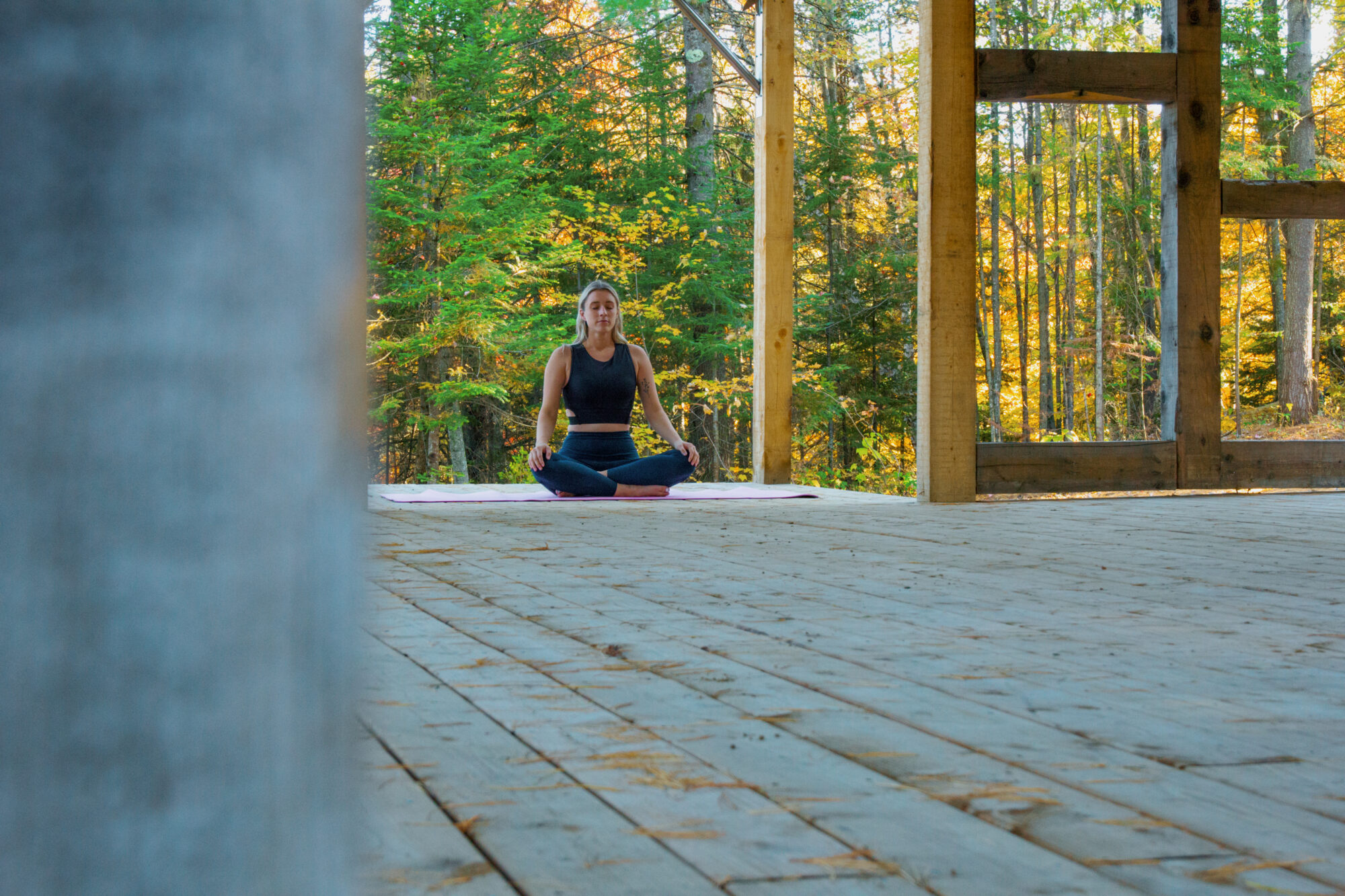 Yoga en nature au Baluchon