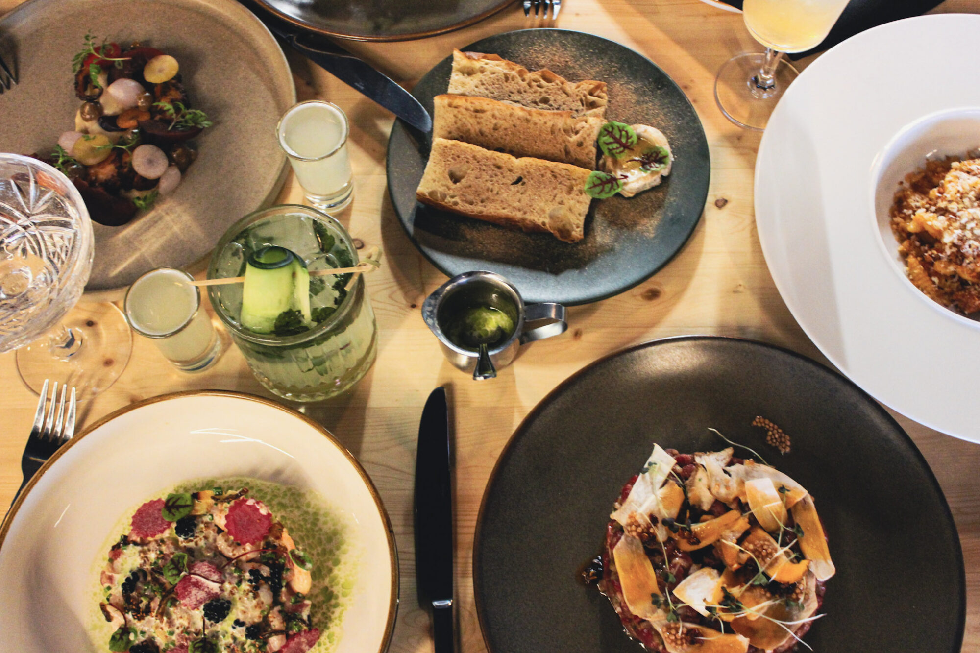 Repas à la Distillerie Mariana