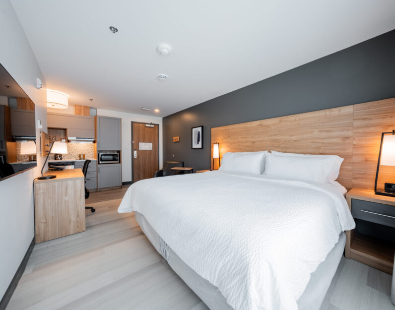 Suite avec cuisinette toute équipée à l'Hôtel Candlewood Suites à Trois-Rivières