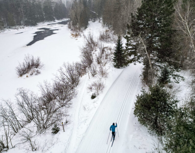 Ski de fond au Baluchon Éco-villégiature