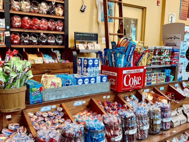 Bonbons en vrac au magasin Le Brun en ville à Trois-Rivières
